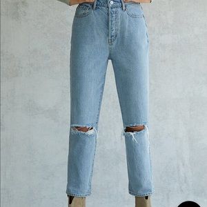 PacSun high waisted straight leg jeans